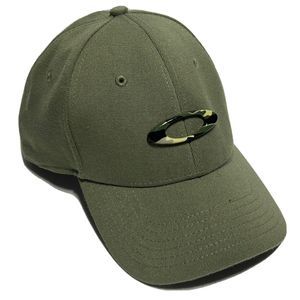 Oakley Olive Green Camouflage Men's Hat Fitted Ball Cap Baseball Flex L/XL